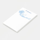 ブルーマーメイド泳ぐ人サンダー_コーブ ポストイット (アングル)