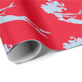 ブルーマーメイド泳ぐ人サンダー_コーブ ラッピングペーパー (ロールコーナー)