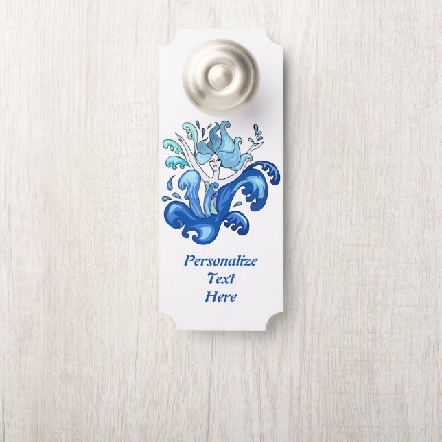 ブルーマーメイド海バスシャワールーム ドアノブサイン (ノブ)