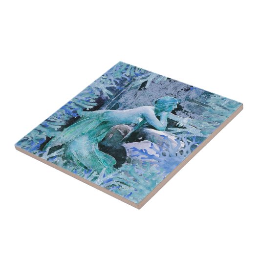 ブルーマーメイド タイル (側面)