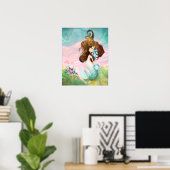 ブルーマーメイド ポスター (ホームオフィス)