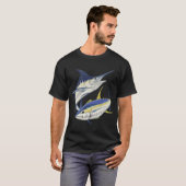ブルーマーリンとキハダ Tシャツ (正面フル)