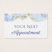 ブルーマーリングデザインアポイントメントカード (正面)