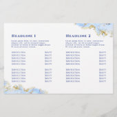 ブルーマーリングデザイン2折パンフレット (裏面)