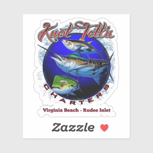 ブルーマーリンリップアートロゴシール シール (シート)