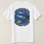 ブルーマーリン リップアート ロゴ Tシャツ (デザイン裏面)
