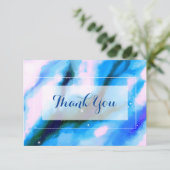 ブルーマーリーアウタースペース抽象芸術パーティーありがとう 招待状 (スタンド正面)