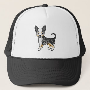 ブルーマールスムースコートチワワ かわいいキャラクタードッグ キャップ