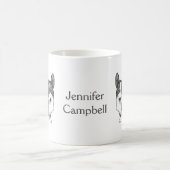 ブルーマーレカルディガンウェルシュコーギー愛犬家 コーヒーマグカップ (中央)