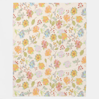 ブルーミかわいらしーズ毛布 フリースブランケット