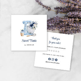 ブルーミキサーサンキュー スクエア名刺