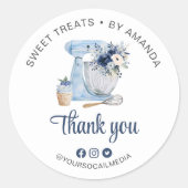 ブルーミキサーサンキュー ラウンドシール (正面)