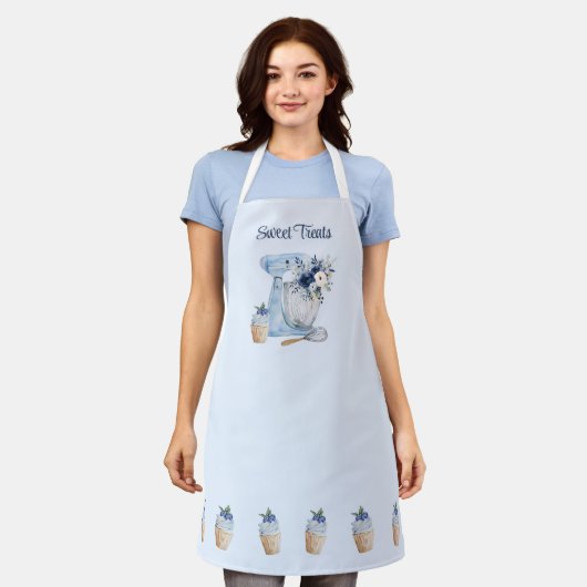 ブルーミキサーベーカリー エプロン (着用した状態)