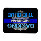 ブルーミシガン磁石のバックアップ マグネット (横)