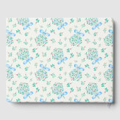 ブルーミスタントーボーイベビーシャワーゲストブック ゲストブック (裏面)