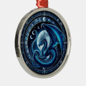 ブルーミスティック中国のニュー辰年2024 メタルオーナメント (右)