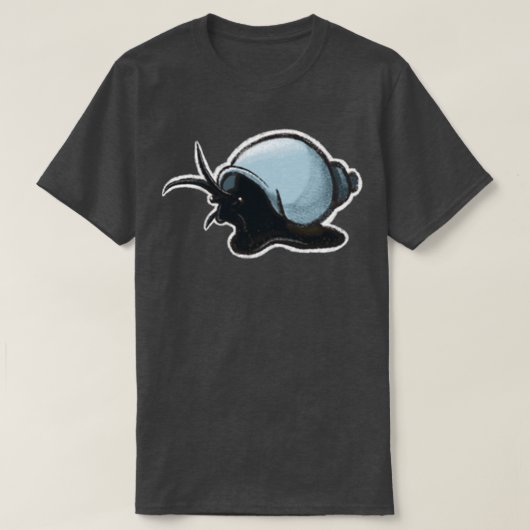 ブルーミステリーカタツムリ Tシャツ (デザイン正面)