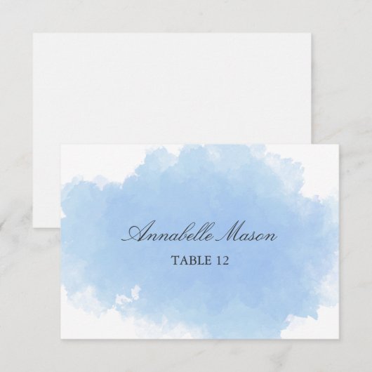 ブルーミスト | プレイースカード 招待状 (正面/裏面)