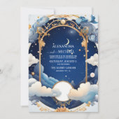 ブルーミッドサマーナイトドリームシナ結婚ーズ 招待状 (正面)