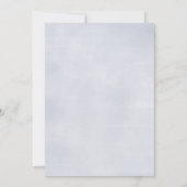 ブルーミッドサマーフローラ |ブライダルシャワーの招待 招待状 (裏面)