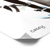 ブルーミッドナイトバンブー ポスター (角)