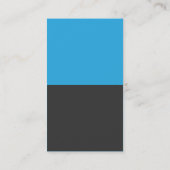 ブルーミニマモダンリストケットルベルフィットネストレーナー 名刺 (裏面)