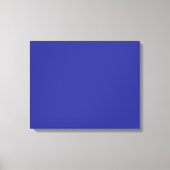 ブルーミニマリストキャンバスモダンウォールアート キャンバスプリント (正面)