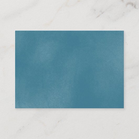 ブルーミニマリストブックリクエストエンクロージャカード エンクロージャーカード (裏面)