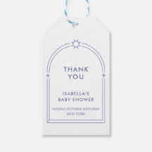 ブルーミニマリストBohoアーチベビーシャワー