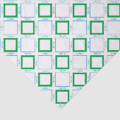 ブルーミニマルグリーンダイヤモンド日本の文字 薄葉紙 (詳細)