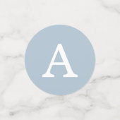 ブルーミニマルストライプ誕生日テディベア コンフェッティ (スモール正面)