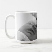 ブルーミニマル写真母の日コーヒーマグ コーヒーマグカップ (左)