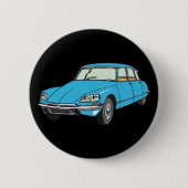 ブルーミニマルDS19ラデースイラストレーション 缶バッジ (正面)