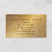 ブルーミニマルVip名刺 名刺 (裏面)