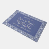 ブルーミミとパパの家の孫たちがここで台無しにした ドアマット (アングル)