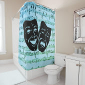 ブルーミュージックアートがシアターマスクを統合 シャワーカーテン (インサイチュ)