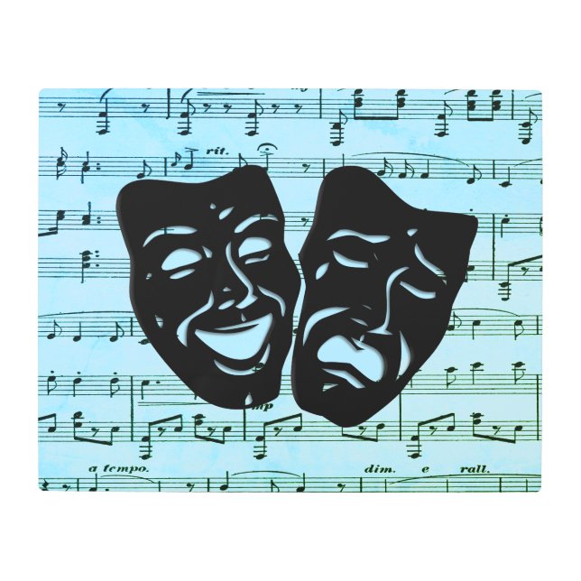 ブルーミュージックアートがシアターマスクを統合 メタルプリント (正面)