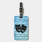 ブルーミュージックアートがシアターマスクを統合 ラゲッジタグ (正面縦)