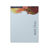 ブルーミュージッククラシカルヴァイオリン ノートパッド (回転)