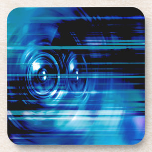 ブルーミュージックスピーカー コースター
