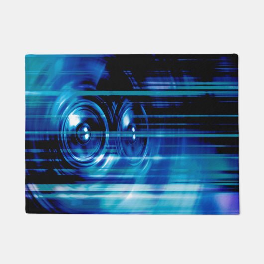 ブルーミュージックスピーカー ドアマット (正面)