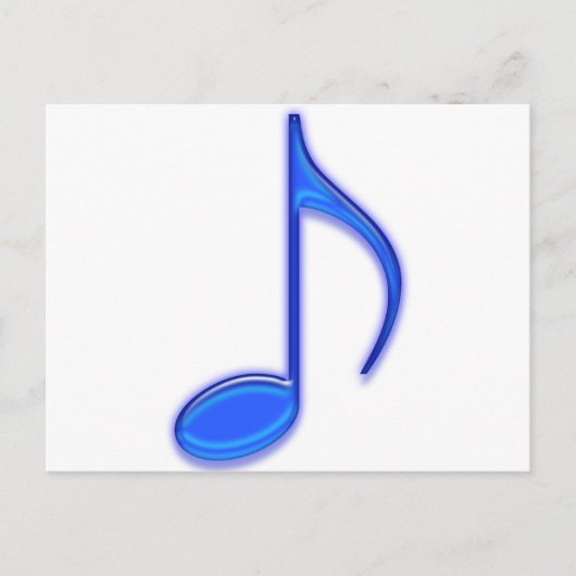 ブルーミュージックツール ポストカード (正面)
