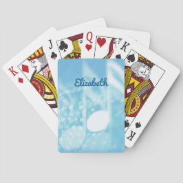 ブルーミュージックパーソナライズされた トランプ