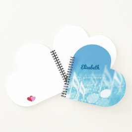 ブルーミュージックパーソナライズされた ノートブック