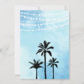 ブルーミュージックフェスティバル誕生日招待状 招待状 (裏面)