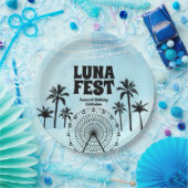 ブルーミュージックフェスティバル ペーパープレート (パーティー)