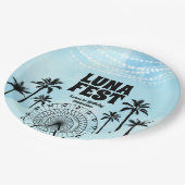 ブルーミュージックフェスティバル ペーパープレート (アングル)