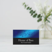 ブルーミュージックプロフェッショナルレコーディングスタジオ 名刺 (スタンド正面)