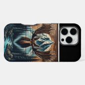 ブルーミュールマウンテンライター iPhoneケース (裏面横)