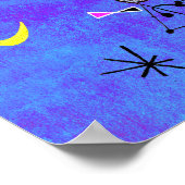 ブルーミロ風の ポスター (角)